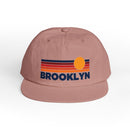 Brooklyn, New York retro sunset Surf Cap | vintage striped sun state hat-7