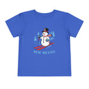 New Mexico Toddler Skiing Snowman Graphic Tee - Kids New Mexico Shirt-3
