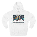Jackson Hole, Wyoming Hoodie - Retro Mountain Unisex Sweatshirt-2