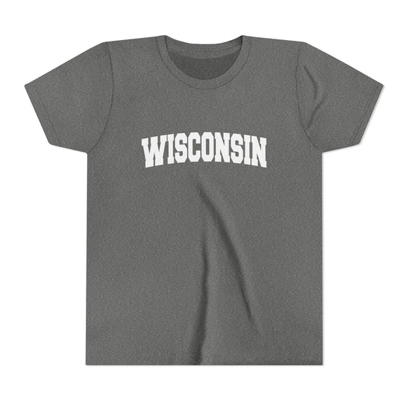 Wisconsin Youth Graphic Tee - Kids T Shirt
