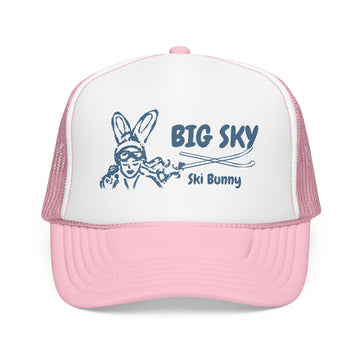 Big Sky, Montana Ski Bunny Trucker Hat