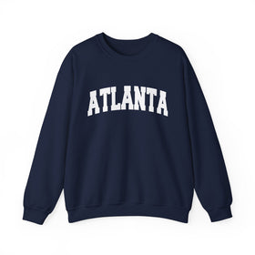Buy navy Atlanta, Georgia Sweatshirt - Unisex Graphic Crewneck