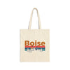 Boise, Idaho Tote Bag - Cotton Canvas Boise Bag