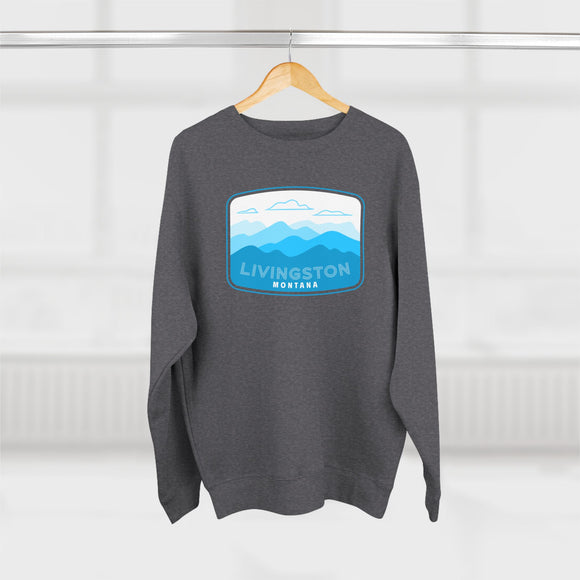 Premium Livingston, Montana Sweatshirt Unisex Crewneck, Premium Sweatshirt, Crewneck Jumper, Ski Resort Apparel