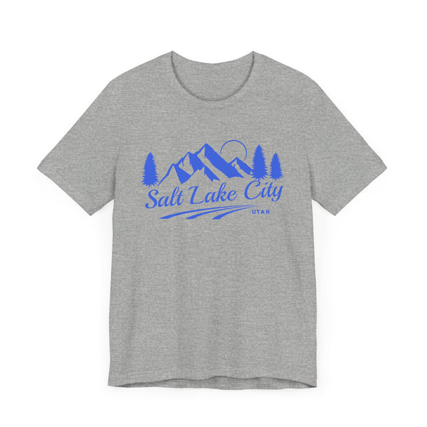 Salt Lake City, Utah T-Shirt - Retro Mountain Unisex Salt Lake City Shirt