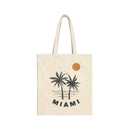 Miami, Florida Tote Bag - Cotton Canvas Miami Bag-1