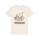 Michigan Youth T-Shirt — Vintage Gondola Ski Mountain Tee-1