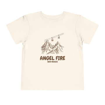Angel Fire, New Mexico Toddler T-Shirt — Vintage Gondola Ski Mountain Tee