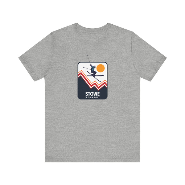 Stowe, Vermont T-Shirt - Snow Ski Jump Unisex Stowe Shirt