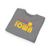 Iowa Toddler Sweatshirt - Retro Sun Iowa Toddler Crewneck Sweatshirt