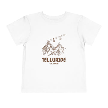 Telluride, Colorado Toddler T-Shirt — Vintage Gondola Ski Mountain Tee - 0