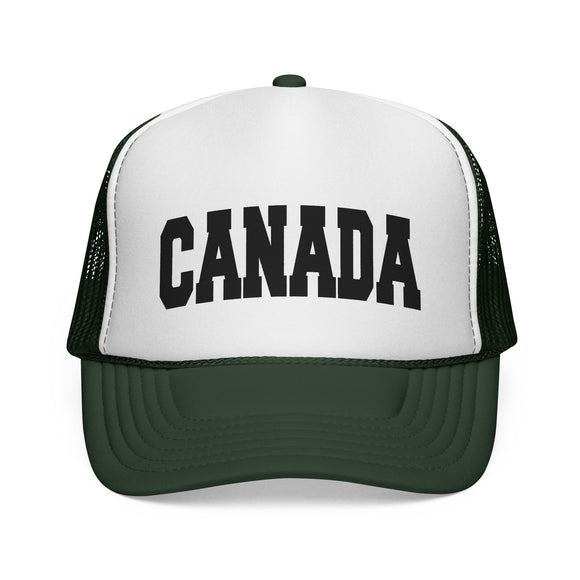 Canada Retro Collegiate Style Trucker Hat