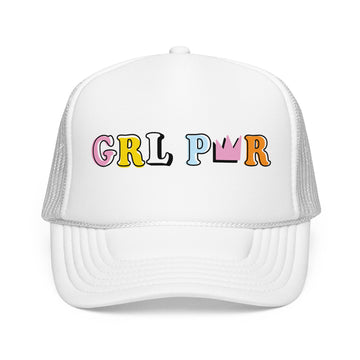 Girl Power Trucker Hat Boho - 0