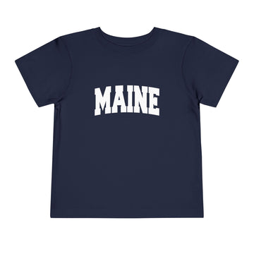 Buy navy Maine Toddler Graphic Tee - Kids Maine Vacation T-Shirt