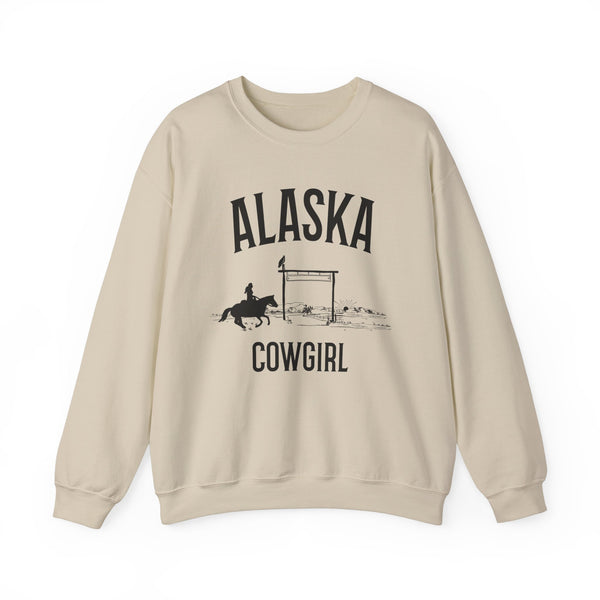 Alaska Sweatshirt - Mountain Cowgirl Graphic Crewneck