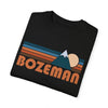 Bozeman, Montana Graphic Tee, Comfort Colors Retro Unisex Bozeman T shirt, Mountain Adventure Shirt