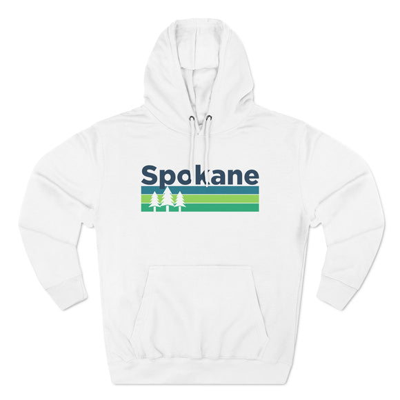 Premium Spokane, Washington Hoodie - Retro Unisex Spokane Sweatshirt