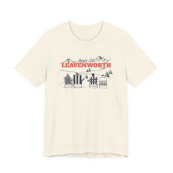 Leavenworth, Washington Après-ski T-Shirt - Vintage Mountain Graphic Tee