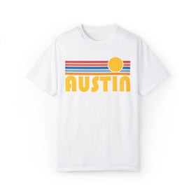 Austin, Texas Graphic Tee, Comfort Colors Retro Unisex Austin T shirt