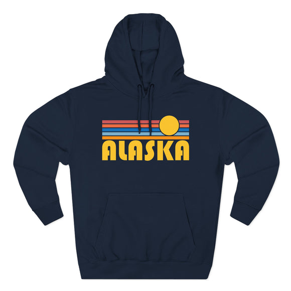 Alaska Hoodie - Retro Sun Unisex Sweatshirt