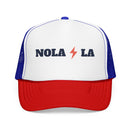 New Orleans, Louisiana Retro Trucker Hat - Lightning Foam Cap-4