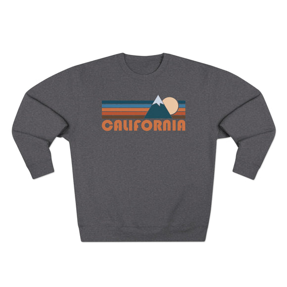 Premium California Retro Mountain Graphic Sweatshirt