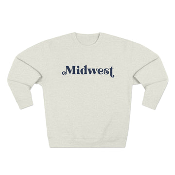 Buy oatmeal-heather Premium Midwest Sweatshirt