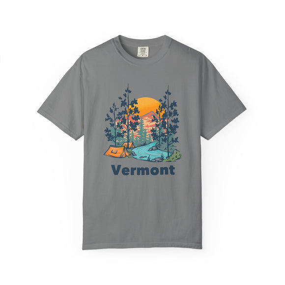 Vermont Graphic Tee, Comfort Colors Retro Unisex T shirt
