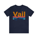 Vail, Colorado Shirt - Mountain Sunset Unisex Vail T-Shirt-8