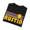Austin, Texas Graphic Tee, Comfort Colors Retro Unisex Austin T shirt