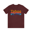 Tahoe, California Shirt - Mountain Sunset Unisex Tahoe T-Shirt-6