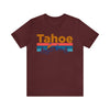 Tahoe, California Shirt - Mountain Sunset Unisex Tahoe T-Shirt