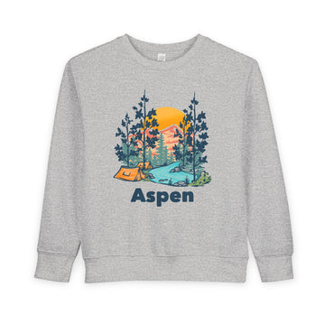 Aspen, Colorado Toddler Sweatshirt - Aspen Toddler Crewneck Sweatshirt - 0