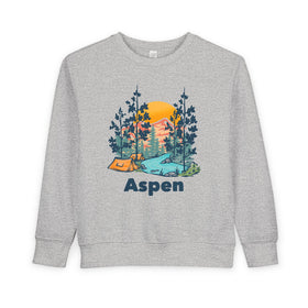 Aspen, Colorado Toddler Sweatshirt - Aspen Toddler Crewneck Sweatshirt