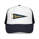 Voyageurs National Park Pennant Trucker Hat — Vintage Foam Mesh Cap-1