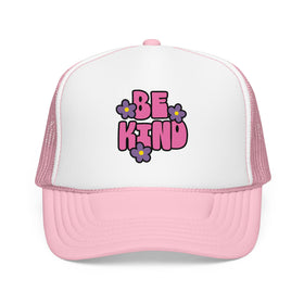Buy light-pink-white Be Kind Trucker Hat Boho