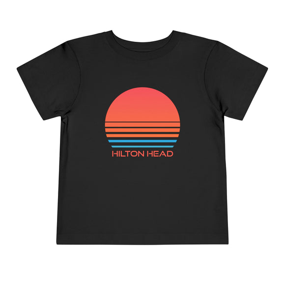 Hilton Head, South Carolina Toddler T-Shirt - Retro 80s Toddler Hilton Head Shirt
