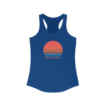 Buy solid-royal New Jersey Women's Racerback Tank Top