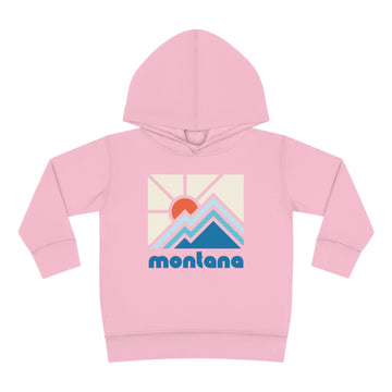 Buy pink Montana Toddler Hoodie - Minimal Style Unisex Montana Toddler Sweatshirt