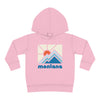 Montana Toddler Hoodie - Minimal Style Unisex Montana Toddler Sweatshirt