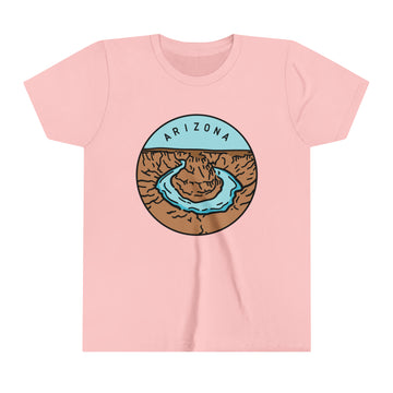 Buy pink Arizona Youth T-Shirt - Unisex Kids Arizona Shirt