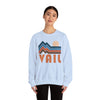 Vail, Colorado Sweatshirt Retro Mountains, Vail Unisex Graphic Crewneck
