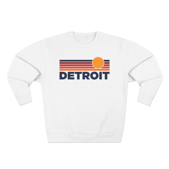 Premium Detroit, Michigan Sun Graphic Sweatshirt