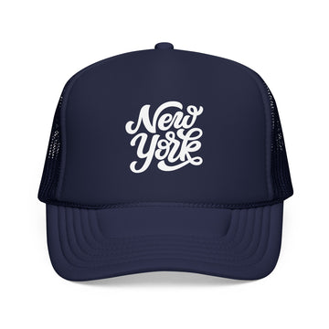 Buy dark-navy New York Trucker Hat - New York Cap