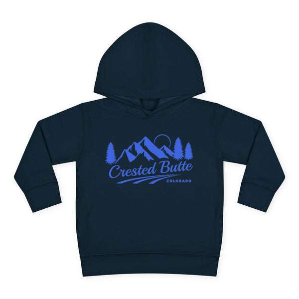 Crested Butte, Colorado Toddler Hoodie - Unisex Mountain Crested Butte Pullover Sweatshirt, Kids Hooded Jumper, Colorado Souvenir