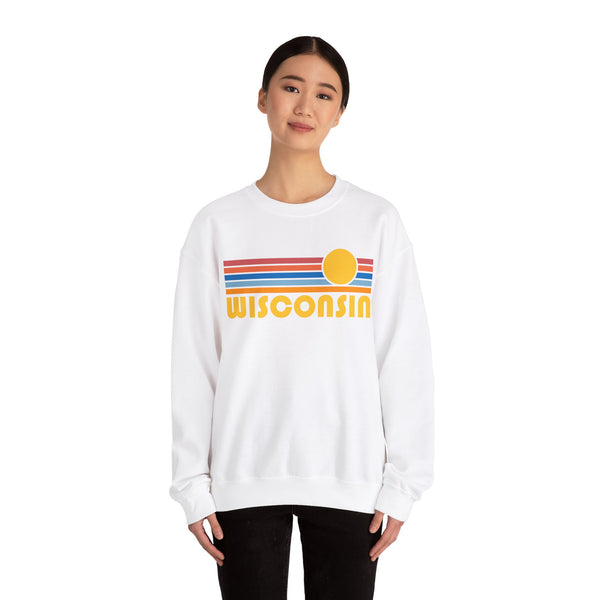 Copy of Copy of Wisconsin Sweatshirt - Retro Sunrise Unisex