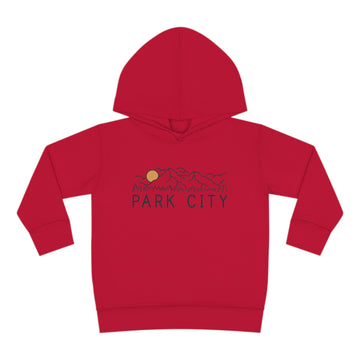 Buy vintage-red Park City, Utah Toddler Hoodie - Unisex Park City Toddler Sweatshirt