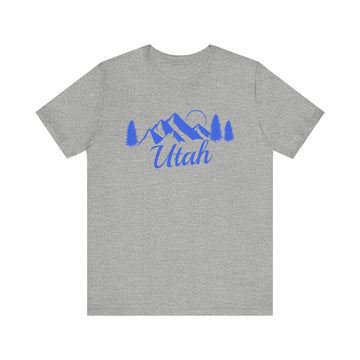 Utah T-Shirt - Retro Mountain Unisex Utah Shirt - Pine Mountain Script