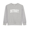 Detroit, Michigan Toddler Sweatshirt - Detroit Toddler Crewneck Sweatshirt