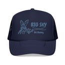 Big Sky, Montana Ski Bunny Trucker Hat-3